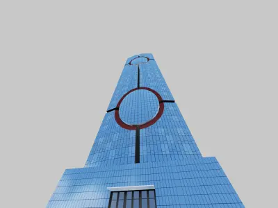 Modern Building pack 1 Low-poly 3D model