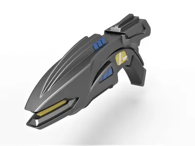Romulan Disruptor Rifle from Star Trek Deep Space Nine 3D model
