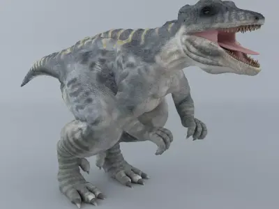 Giganotosaurus dinosaur 3D model