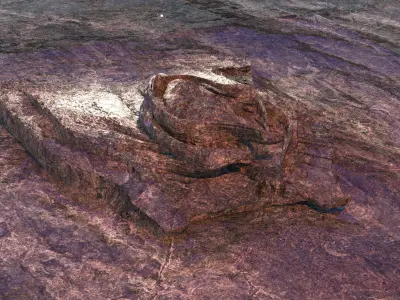 Alien desert Empress ruins 7 3D model