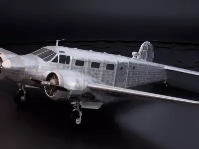 Beechcraft Model 18 3D model