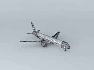Icelandair Concept Boeing 767 300ER Free 3D model