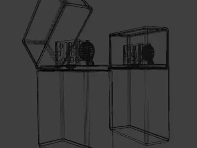 Vintage Skull Engraved Lighter Realistic 3D Model 3D model