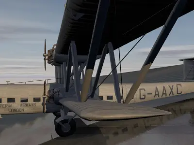 Handley Page HP-42 3D model