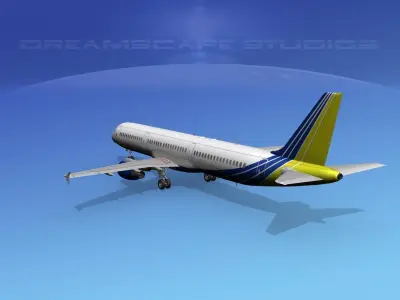Airbus A321 Corporate 1 3D model