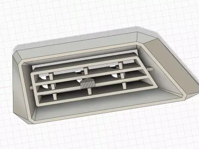 3D Airflow Redirector for Automotive  3D print model