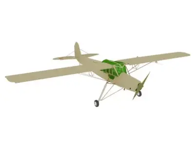 AIRCRAFT STORCH 3D model