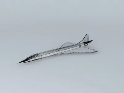 The Concorde Free 3D model