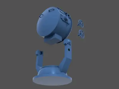 Yamato Search light 150cm - Commercial license - 1-100 scale 3D print model