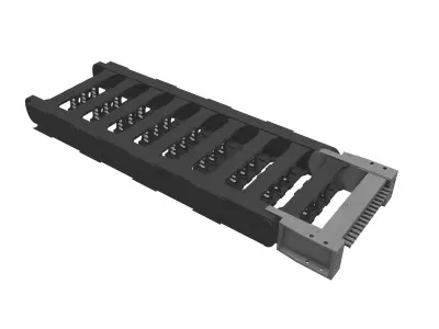 E chain Low-poly 3D model