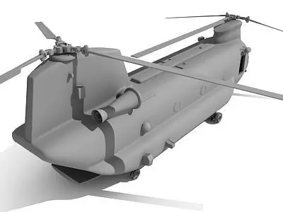 Chinook CH-47 Helicopter 2 3D model