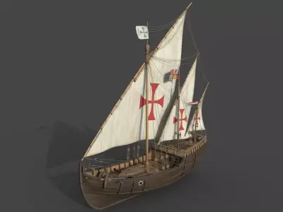 Nina Caravel 3D model