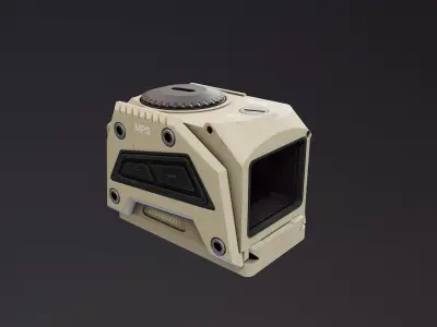MPS Reddot Sight Low-poly 3D model