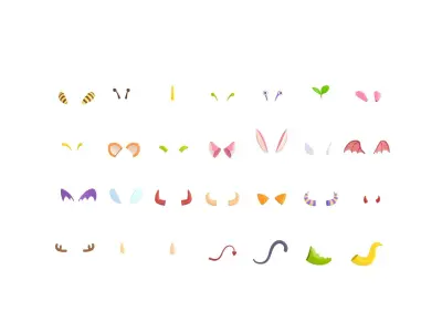 Monster Accessories Pack 3D model