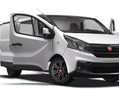 Fiat Talento Van L1H1 HQInterior 2021 3D model
