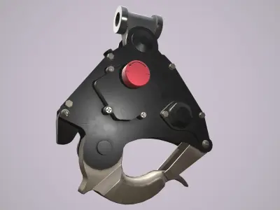 Helicopter Cargo Hook C-160 Low-poly 3D model