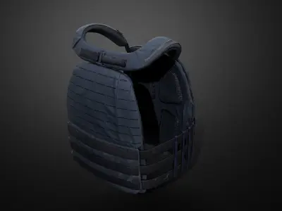 TAC-TEC Vest Low-poly 3D model