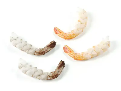 polypasta - shrimp 01 - peeled 3D model