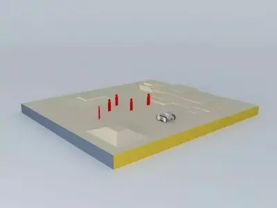 sketchyphysics tin tank3 Free 3D model