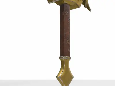 ice sword 3D model