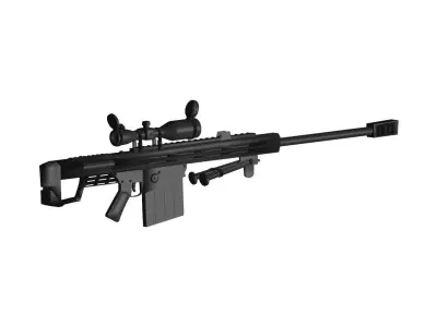 UTR 130 Sniper Gun 3d models 3D model