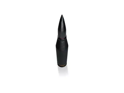Sci-Fi 50 Caliber Bullet 02 - PBR Game Ready Low-poly 3D model