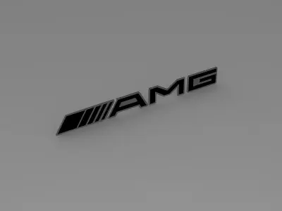 AMG Logo 3D model