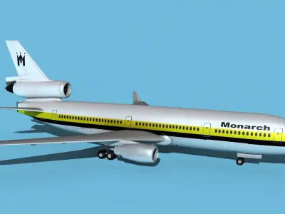 McDonnell Douglas MD-11 Monarch 3D model