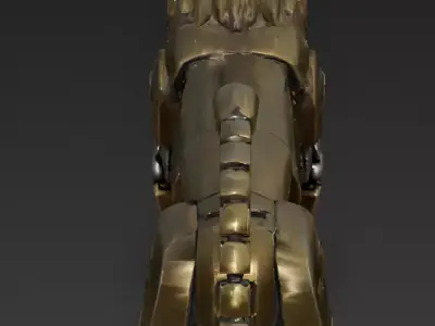 Robotic Lion 3D Model Low-poly 3D model