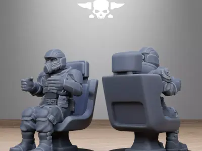Pilot Commanders 3D print model