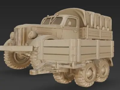 Classic Military Ammo Truck 3 3D print model