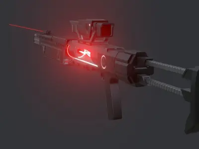 Sci Fi energy weapon 3D model