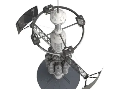 Space Station 3D model