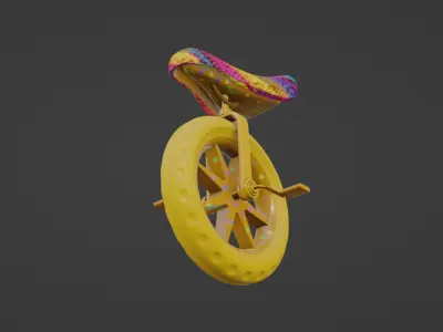 Unicycle 3D model order