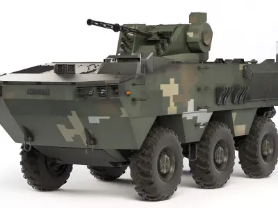BTR Otaman-3 2019 3D model