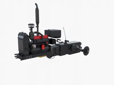 Tractor Drivetrain 3D model