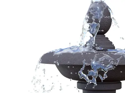 Campania - Caterina Fountain in Basin 3D model