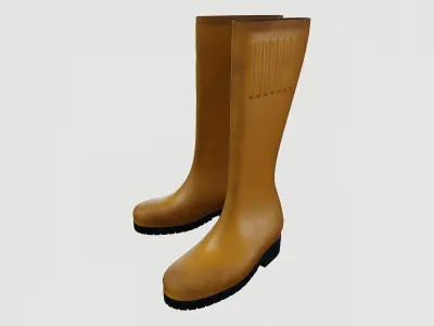 Rubber Boots 3D model