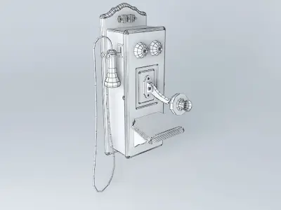 old phone Free 3D model