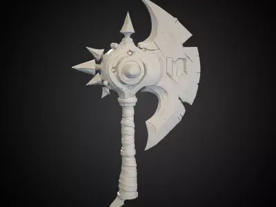 Stylized Axe 17 3D model