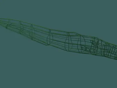 Low Poly Eel cucumber Free low-poly 3D model