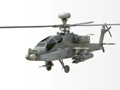 Ah64 Longbow Apache helicopter 3D model