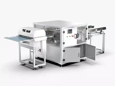 Automatic PCB Partition Cleaning Machine 3D model