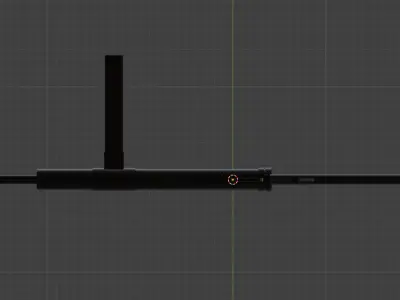 STEN GUN MK2 - Low Polygon Low-poly 3D model