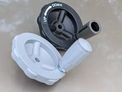 Hitachi C10FR Table Saw Handle 3D model