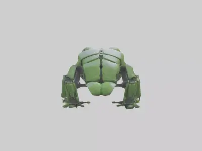 Robot version of a robot frog model 3D model