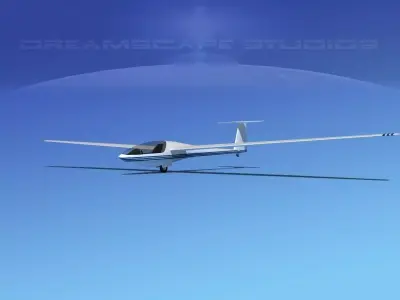 DG-400 15-Metre Motorglider V05 3D model