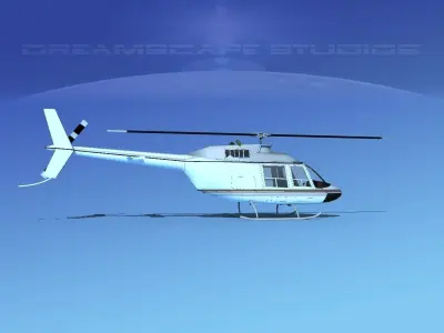 Bell 206 JetRanger V20 3D model