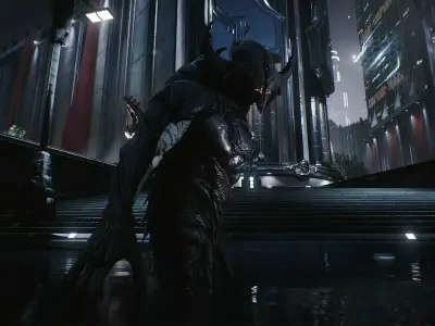 Alien 2 Low-poly 3D model