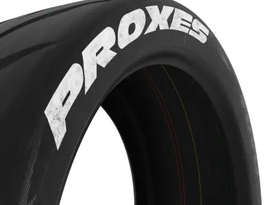 Toyo Proxes r888R Tire HighPoly 3D model 3D model